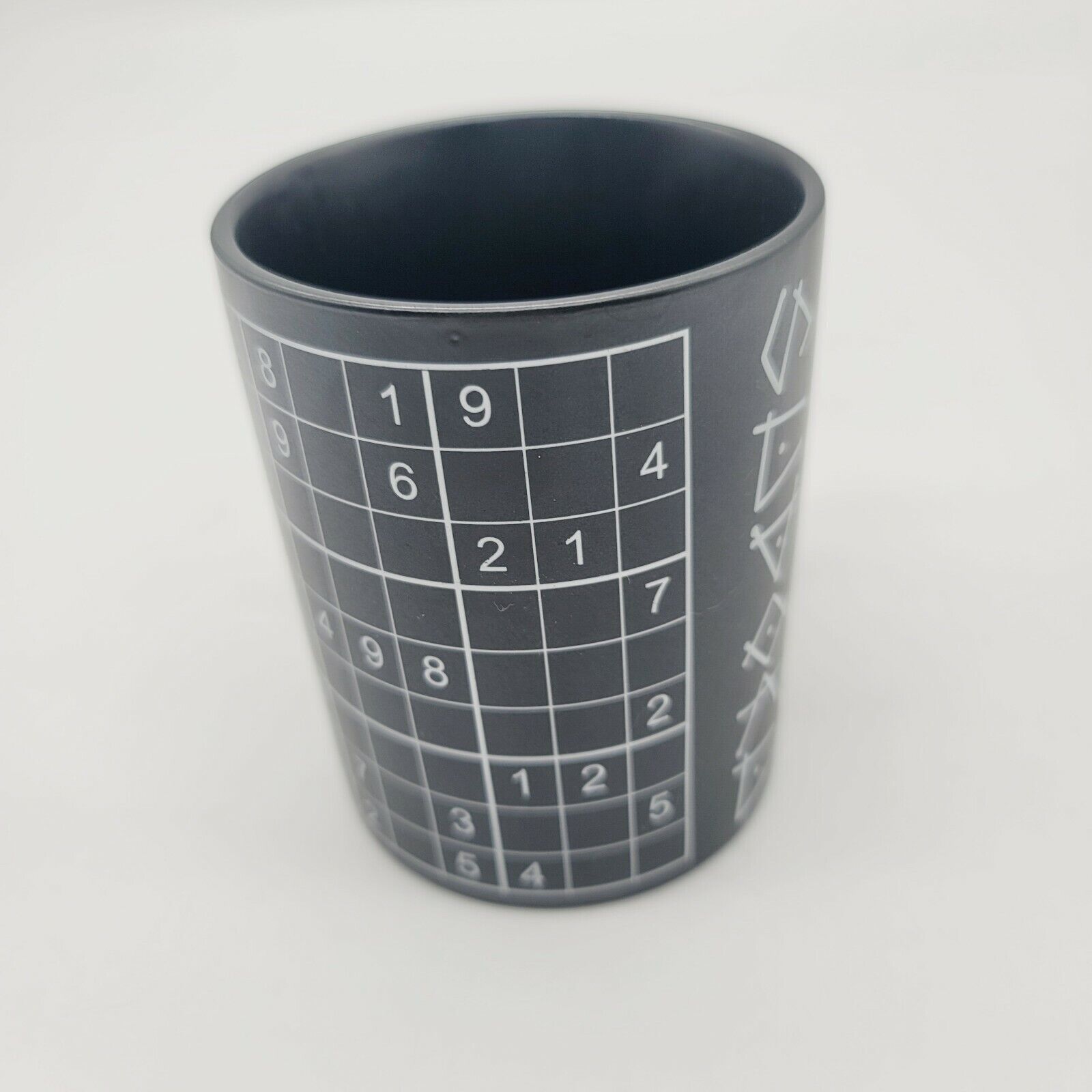 Konitz Sudoku Black Chalkboard Surface Mug Coffee Cup