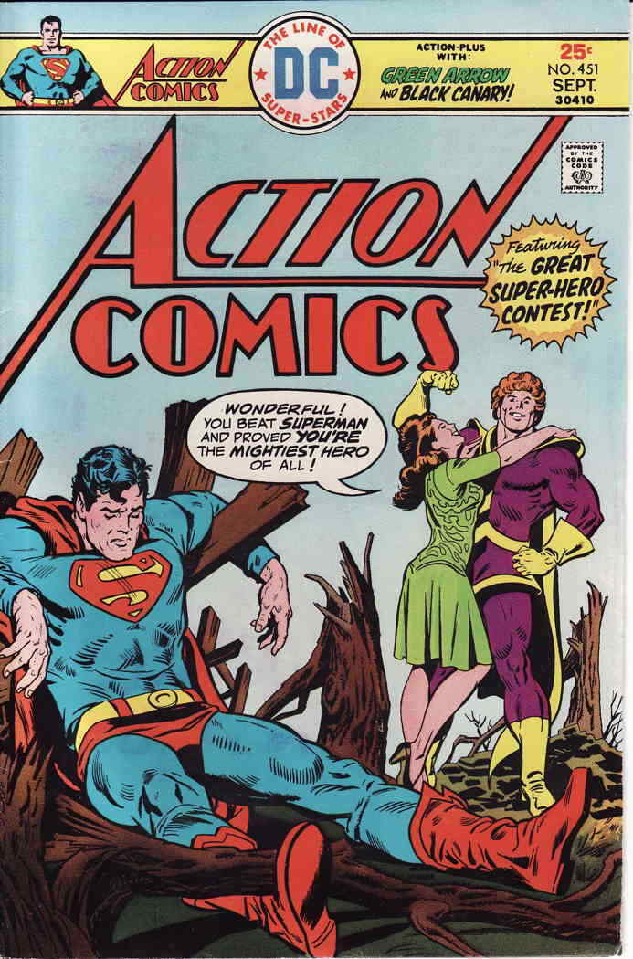 Action Comics #451 FN; DC | Superman 1975 Green Arrow Black Canary - we combine
