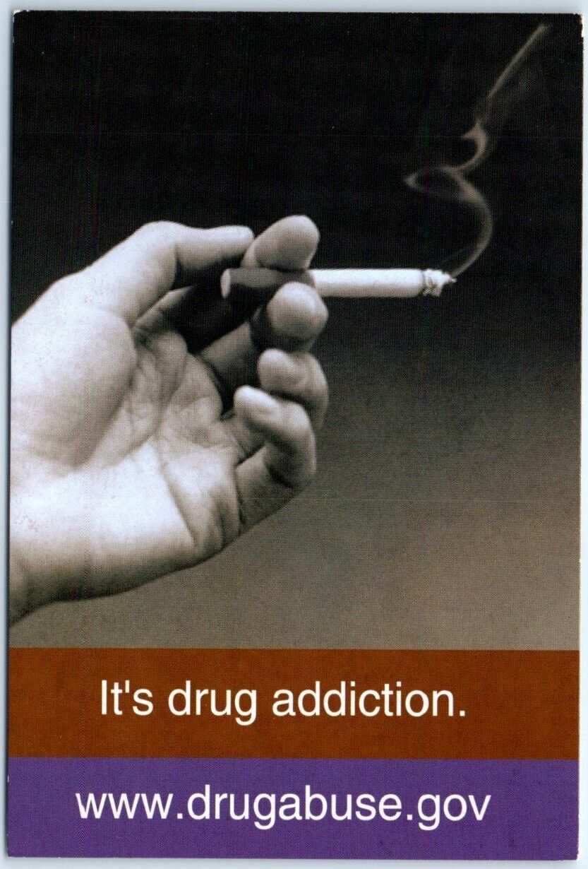 Postcard - Nicotine - An Addictive Drug