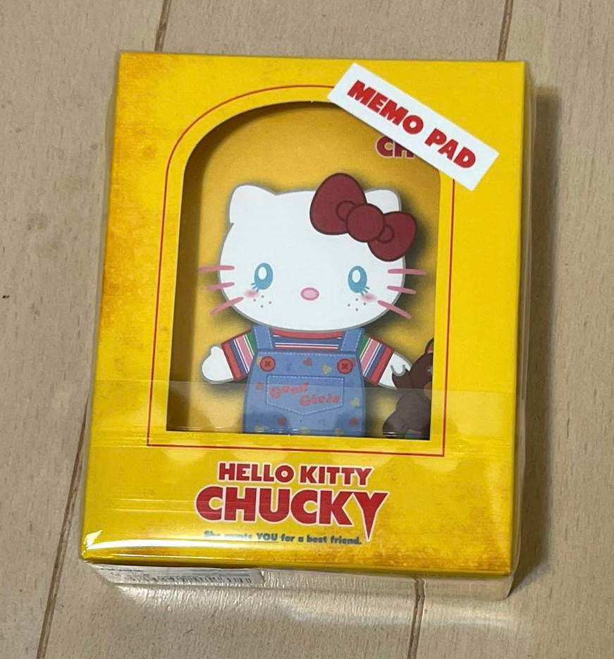 USJ Sanrio Hello Kitty x Chucky Child's Play Memo Pad Notepad