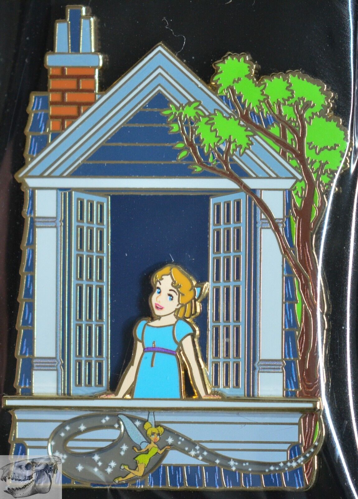 Disney Wendy Tinkerbell Pin, Windows of Wonder, LE 400 Peter Pan Destination D23