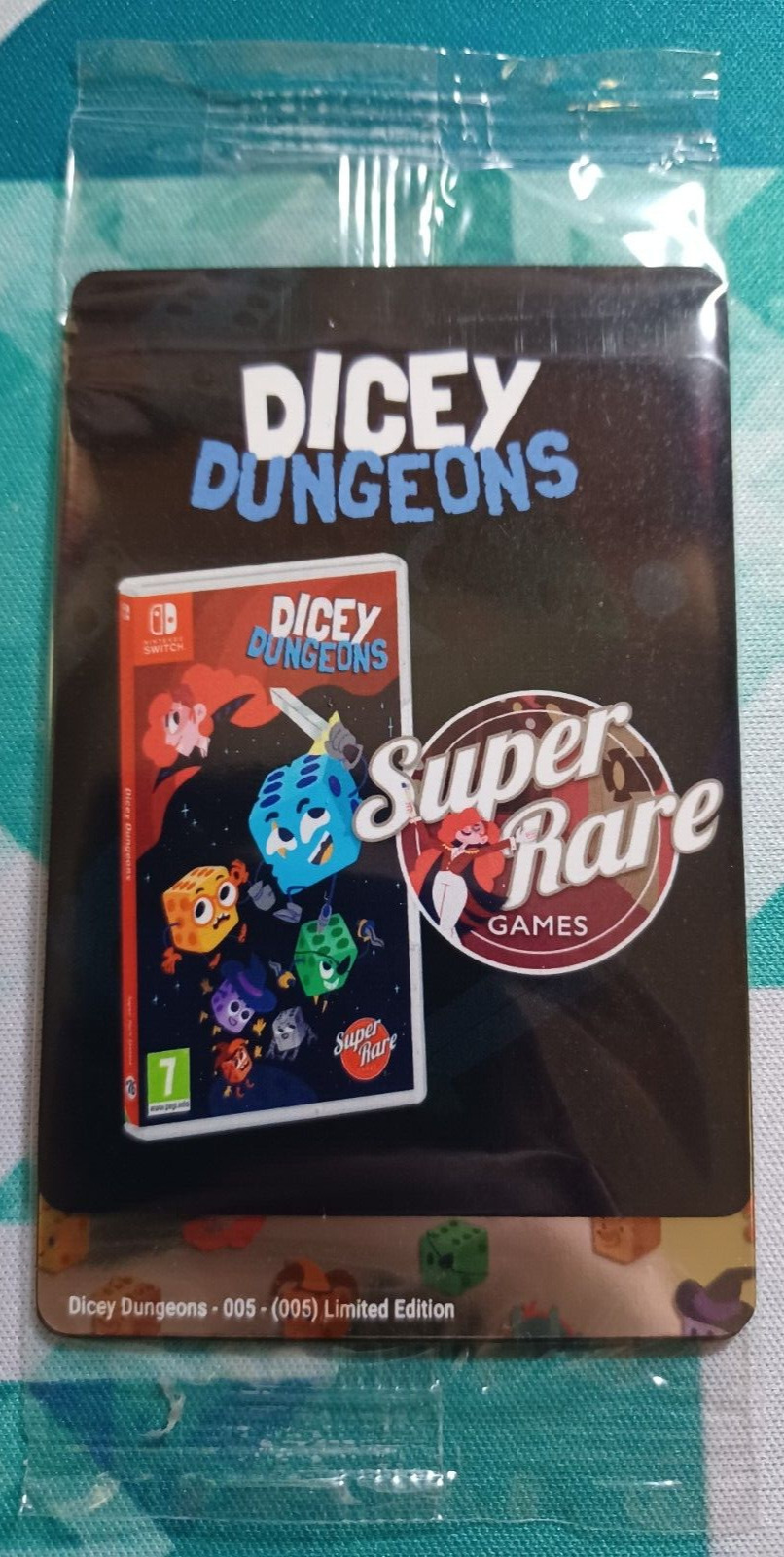 Dicey Dungeons Sealed Trading Cards Pack Nintendo Switch Super Rare Holofoil 005