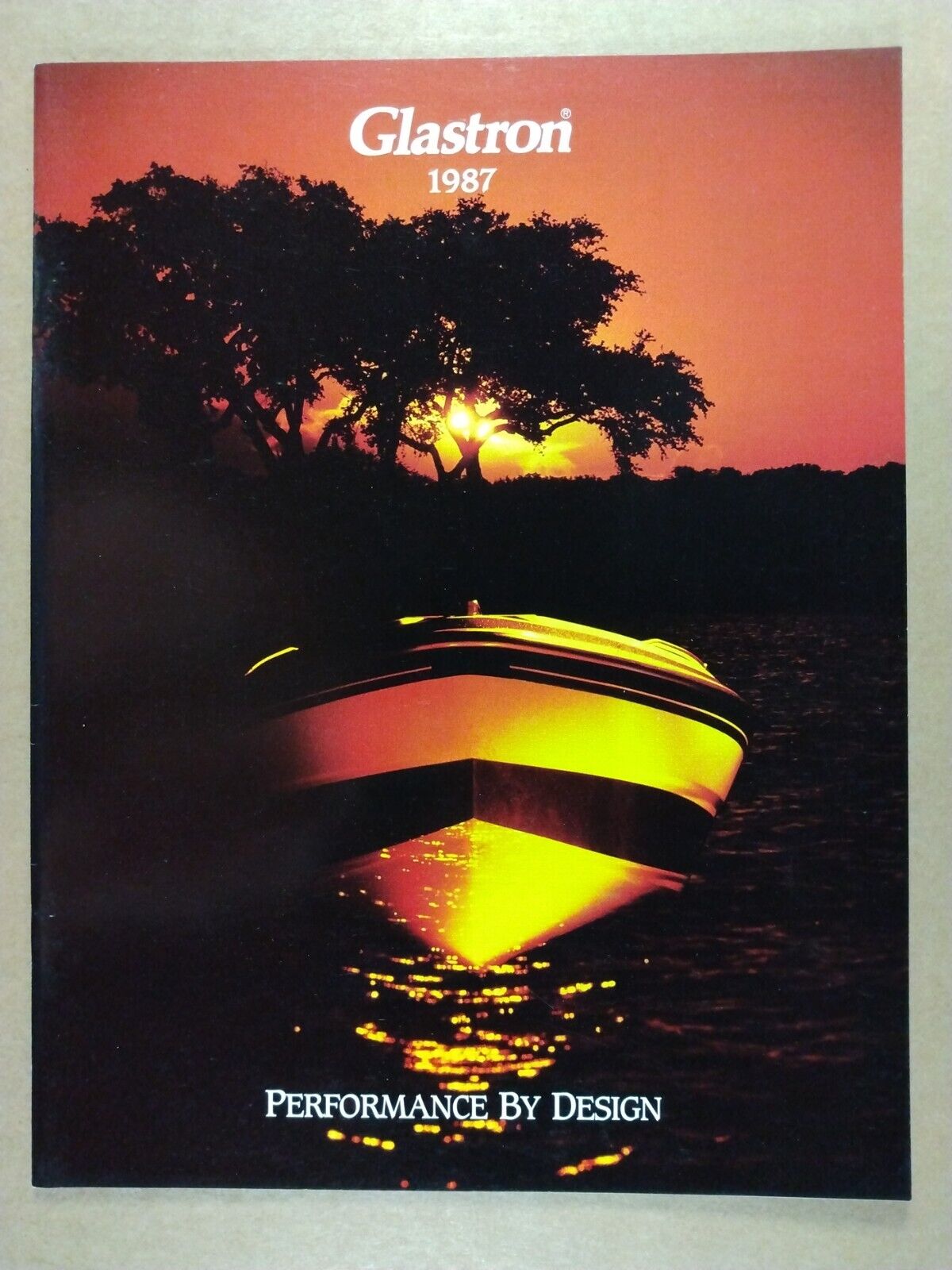 1987 Glastron Boats Catalog Brochure SSV SX HPV Carlson CV CVX