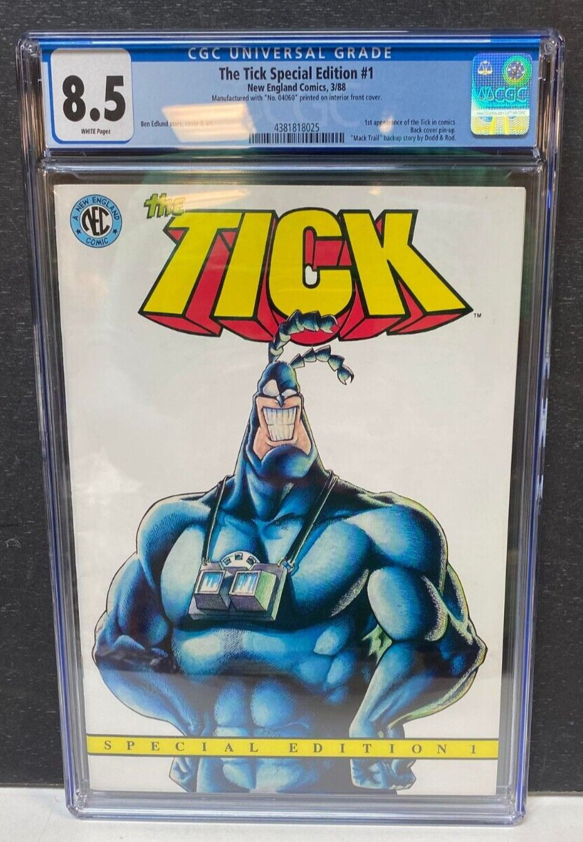 The Tick Special Edition #1 CGC 8.5 1st Tick in comics