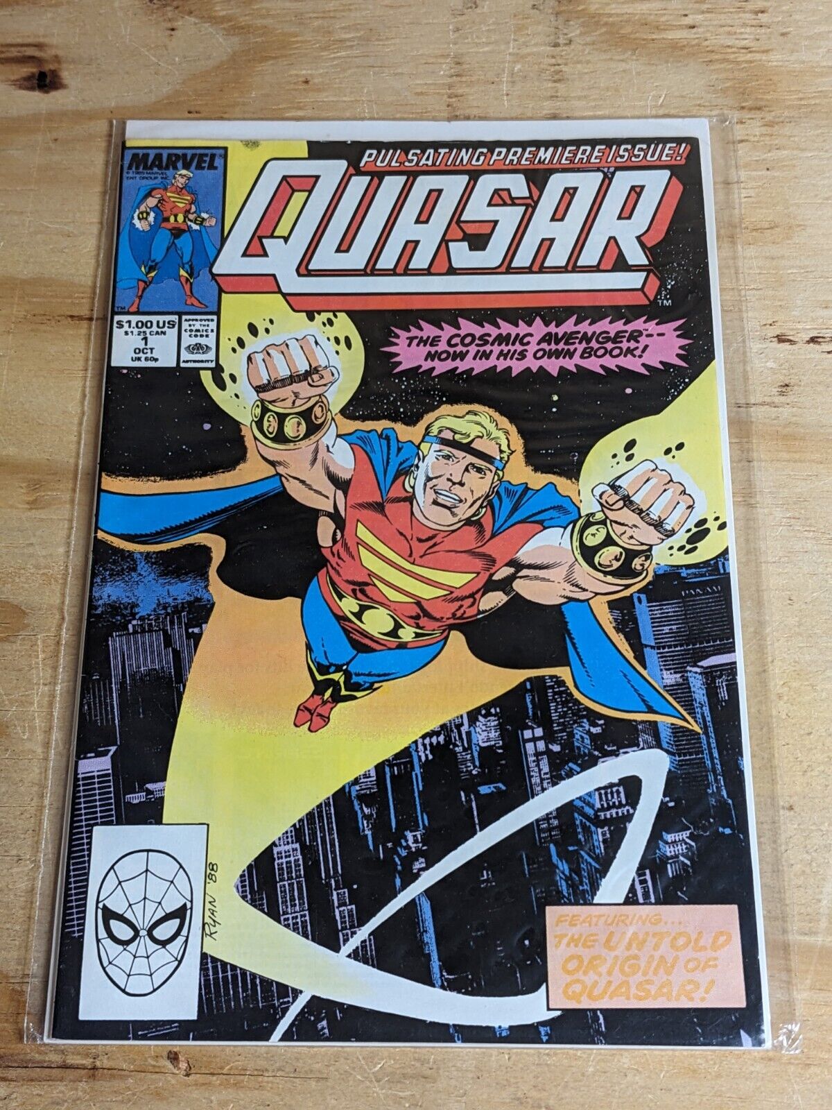 Quasar #1 Oct 1989, Marvel Premiere Issue The Price Of Power + Origin Of Quasar