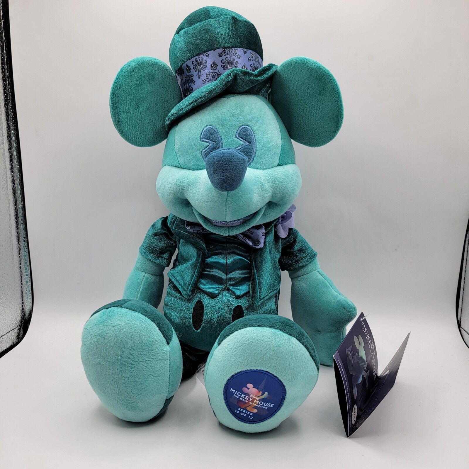 Disney WDW 50th 2021 Main Attraction Haunted Mansion Mickey Ghost Plush 10/12