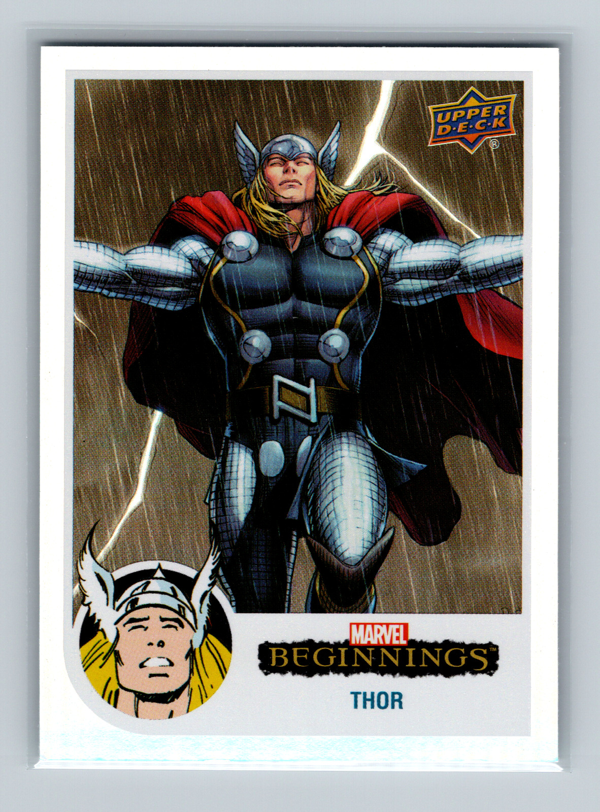 2022 UD Marvel Beginnings RAINBOW #6 Thor