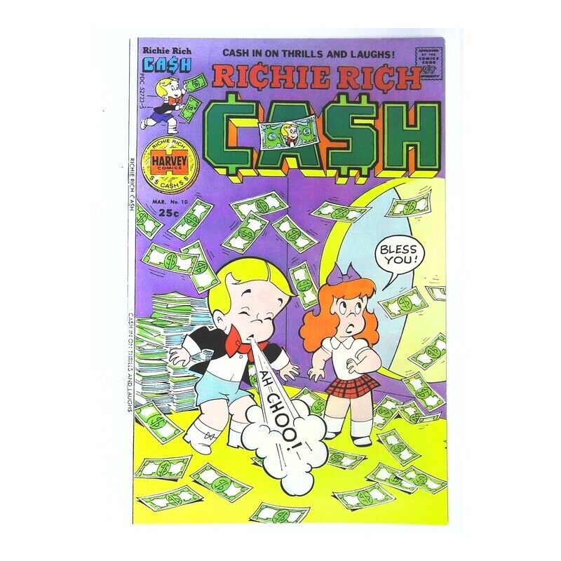 Richie Rich Cash #10 in Near Mint condition. Harvey comics [f\\