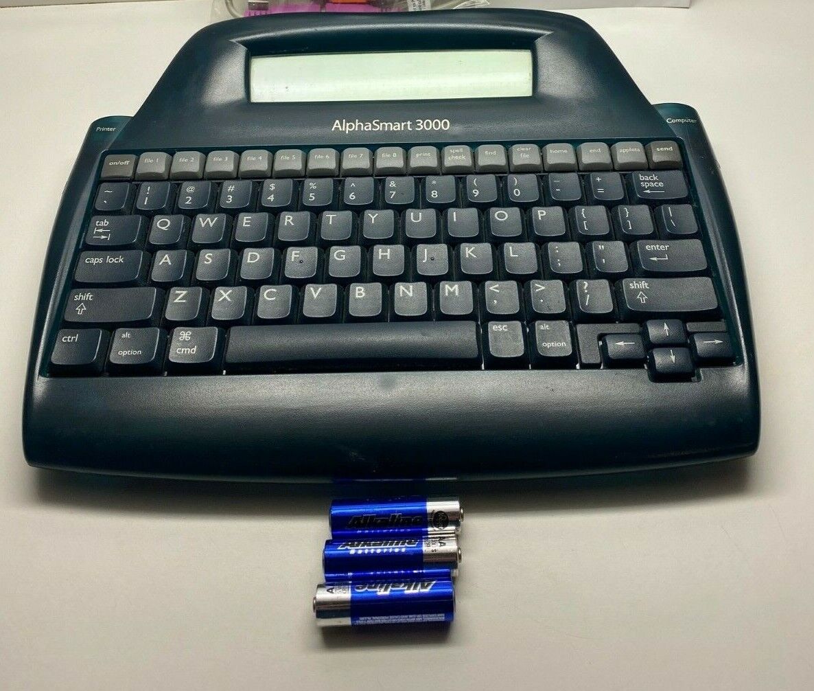 Alphasmart 3000 Portable Laptop Keyboard Word Processor  