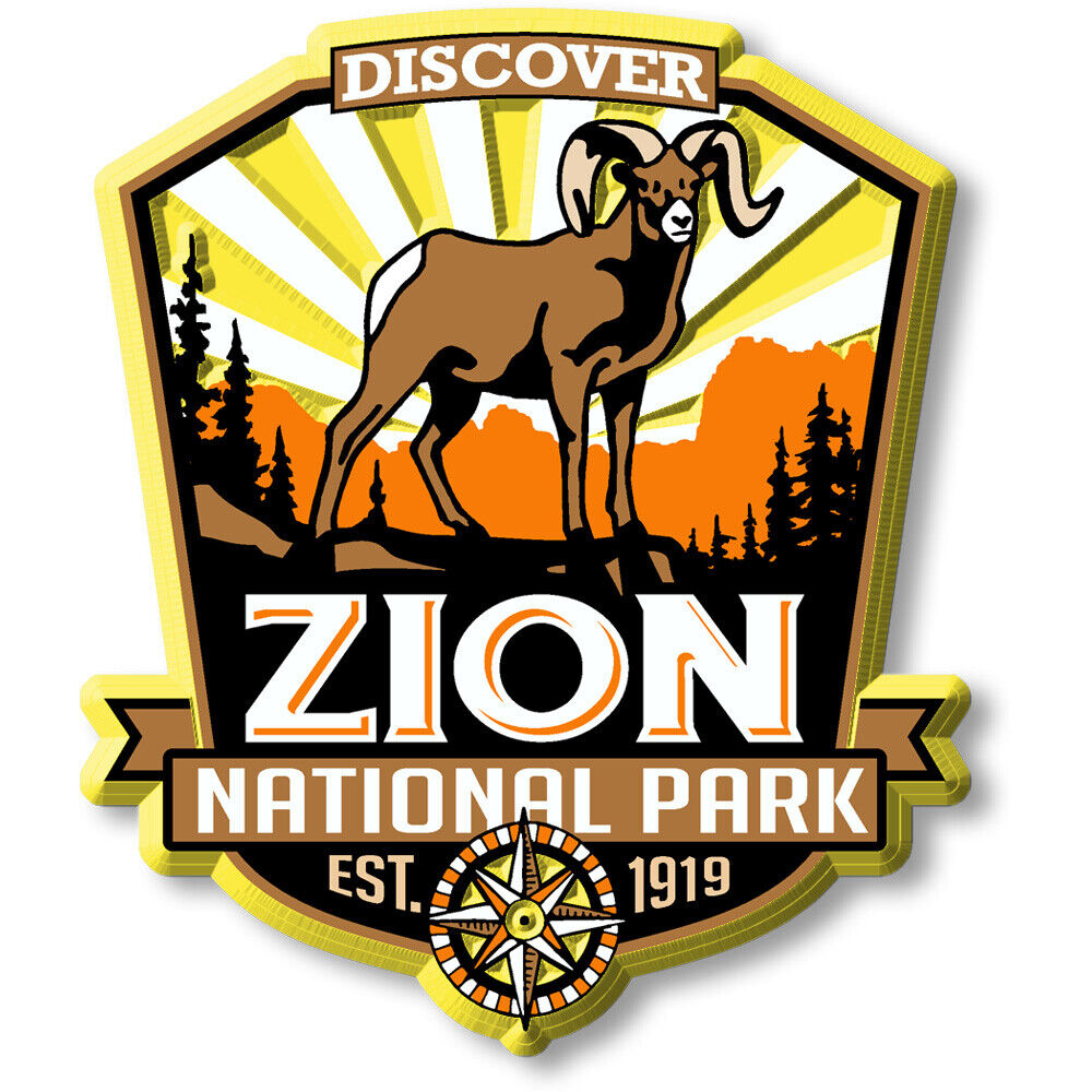 Zion National Park Magnet by Classic Magnets