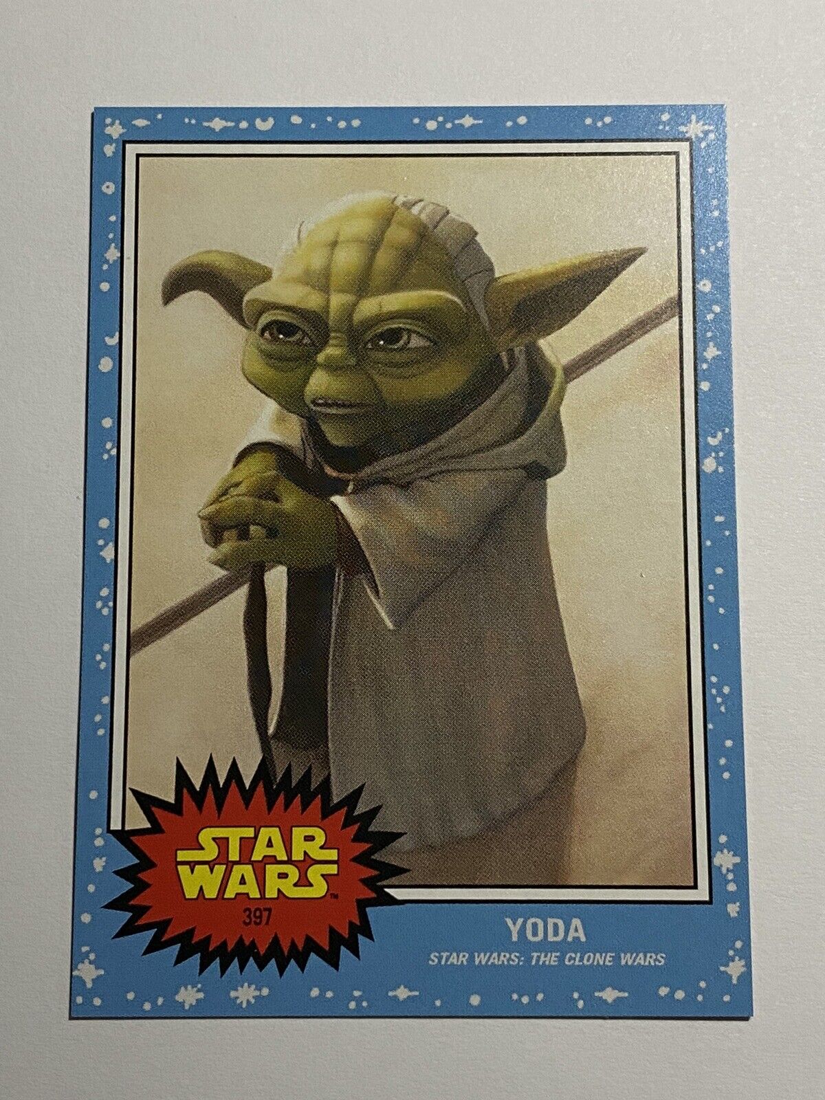 Star Wars YODA The Clone Wars, Star Wars Living Card #397