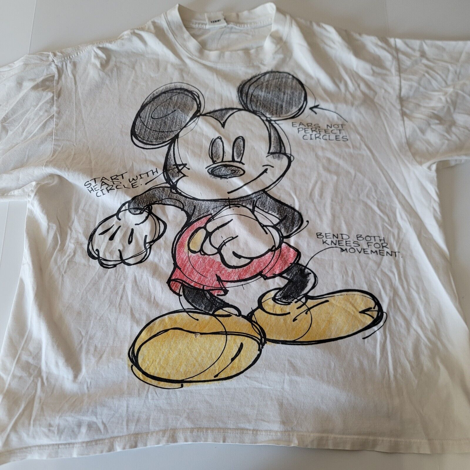 Vtg Sz X/XX-large Disney Store Mickey Mouse \