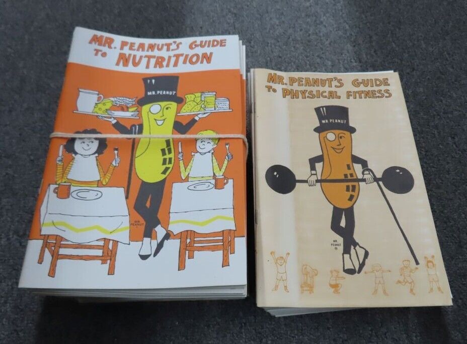 Mr Peanut's Guide To Nutrition AND Mr Peanut's Guide To Physical Fitness - 1 Ea.