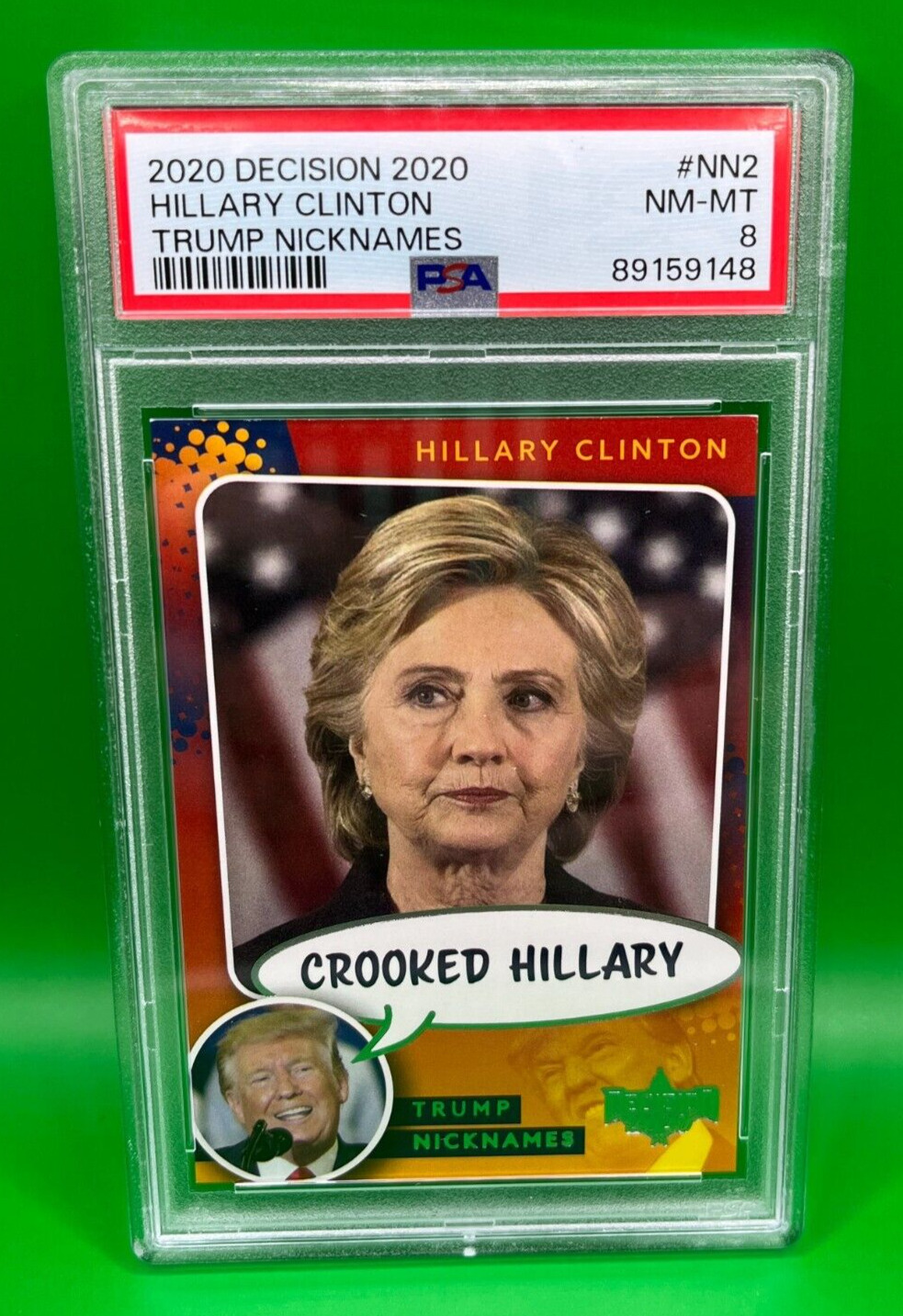 2020 US Decision Hillary Clinton Crooked Hillary Donald Trump Nicknames PSA 8
