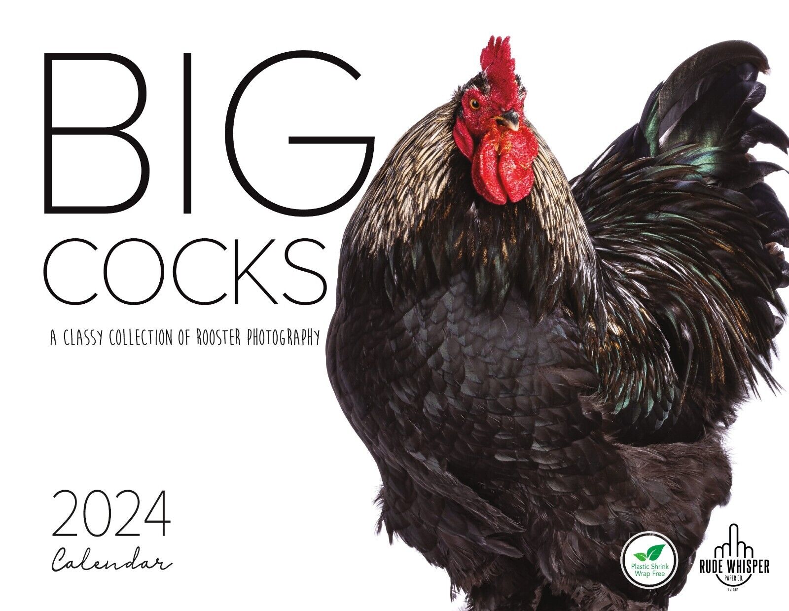 Big Cocks 2024 Rooster Funny Calendar