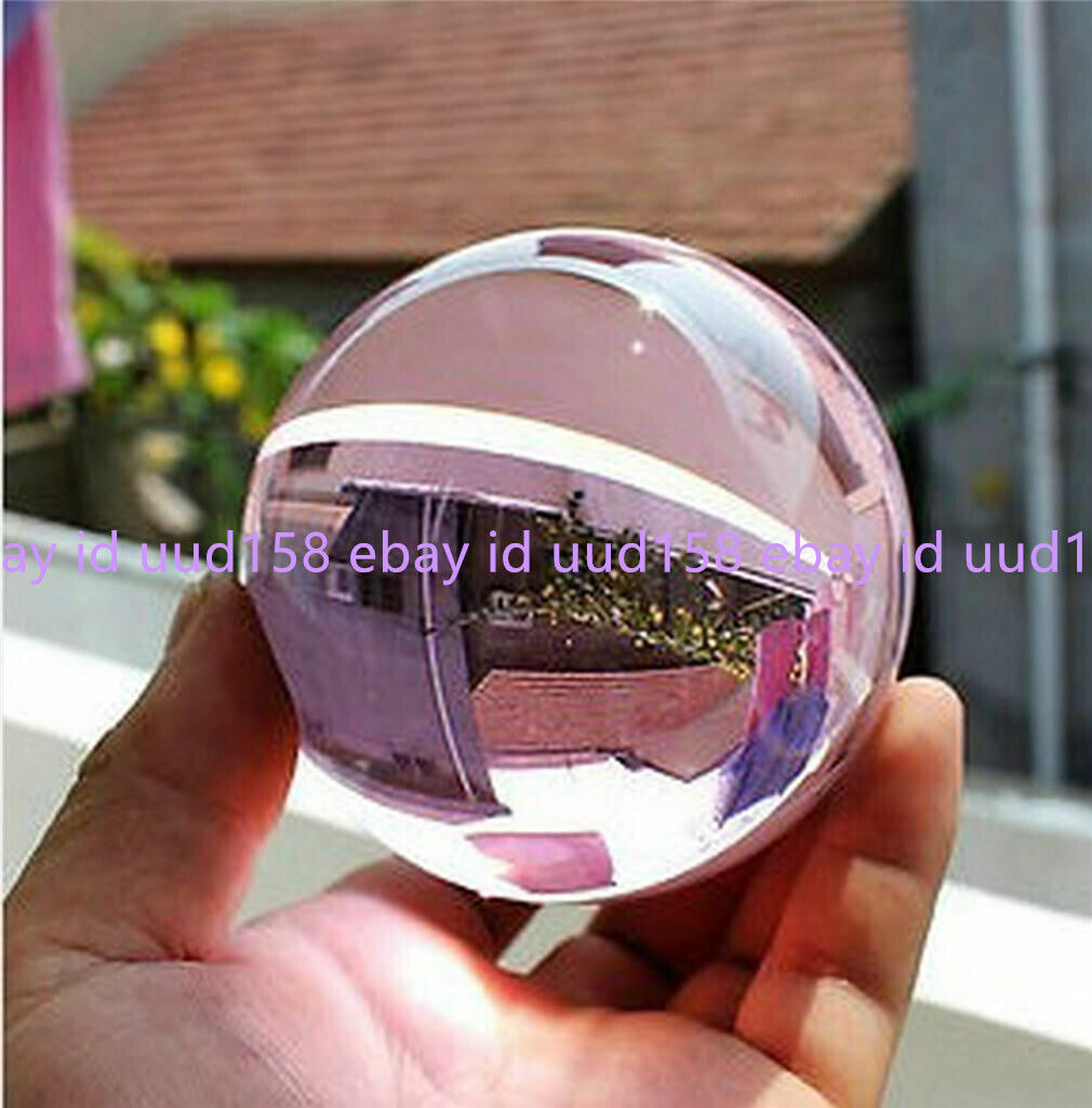 Asian Rare Natural Quartz Clear Magic Crystal Healing Ball Sphere 40mm