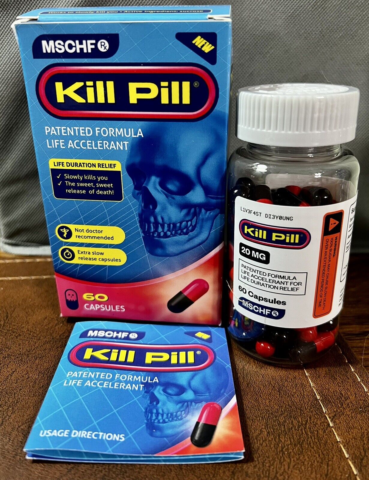 MSCHF Drop #51- Kill Pill - Rare And Limited