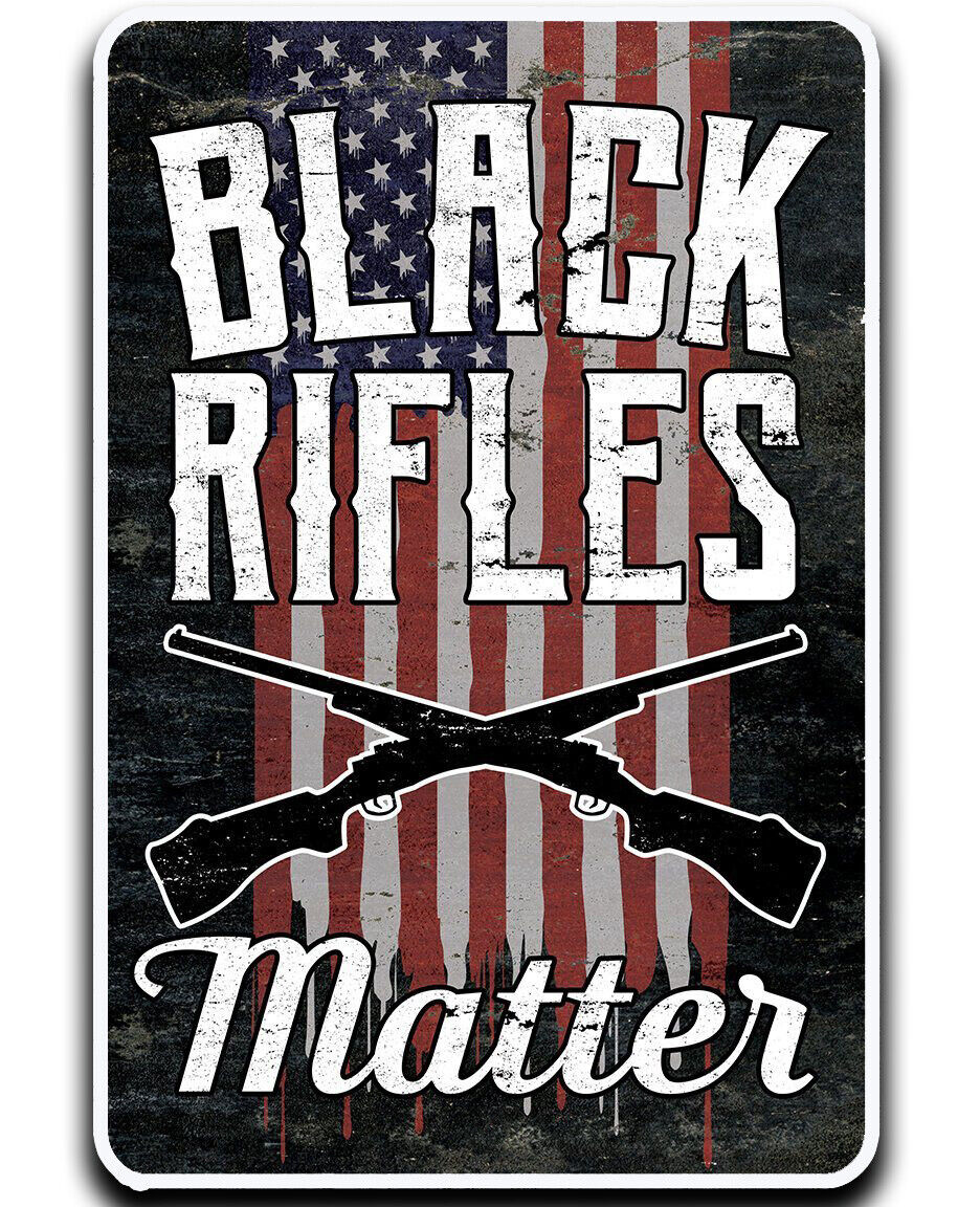 Black Rifles Matter  Vinyl Decal Sticker Gun Rights 2nd Amendment