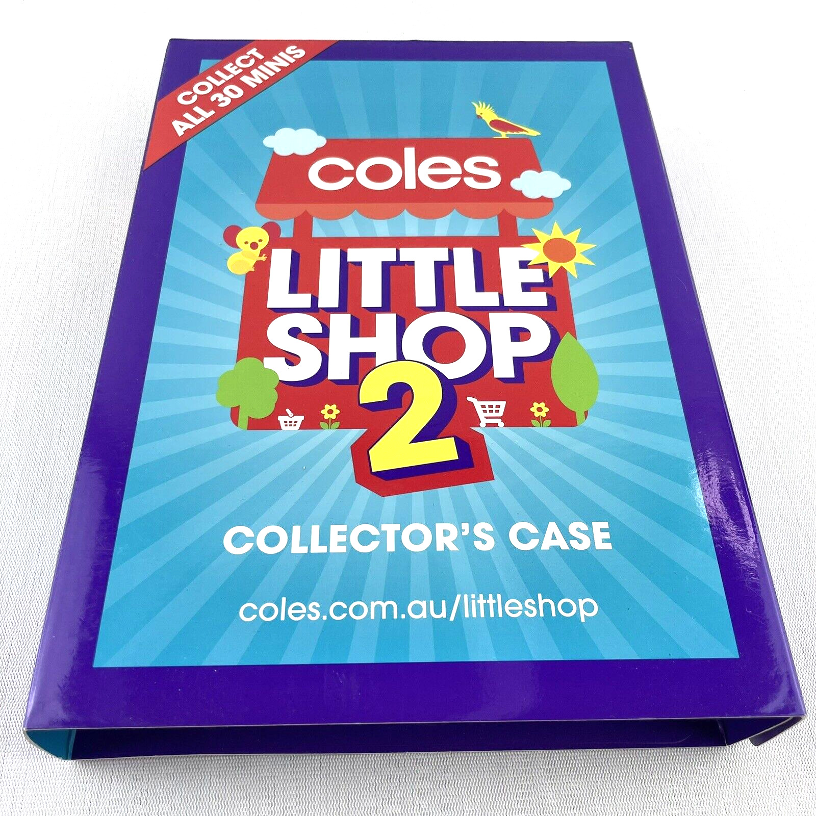 Coles LITTLE SHOP 2 Complete Collector\'s Case Two with 30x Minis Rare Newspaper