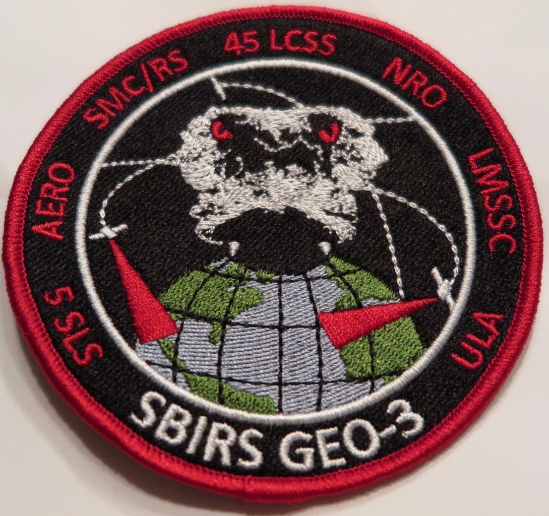 SBIRS LCSS GATOR SPACE BASED INFRARED SYSTEM GEO FLIGHT 3 OR GEO-3 MISSION PATCH