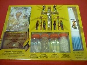 Zuluf Holy Land Set of Holy Water,Soil,Oil,Insence Holy Candle Mary Icon and