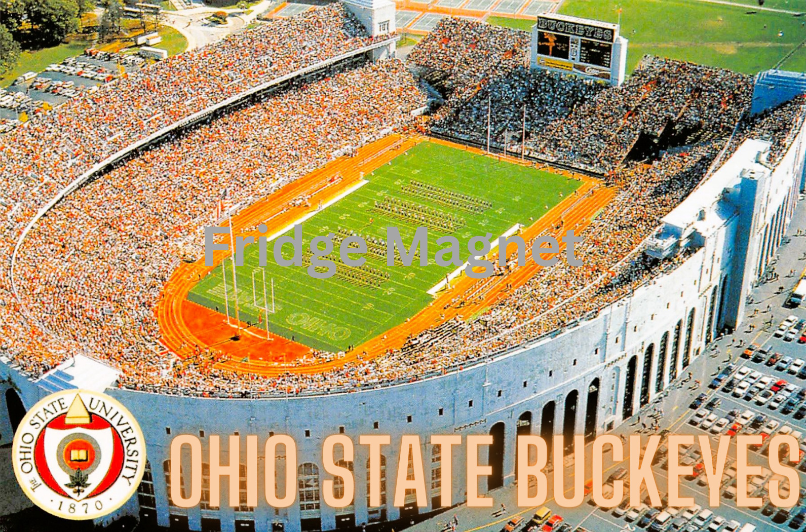 Ohio State Buckeyes Stadium University Cleveland OH Souvenir Fridge Magnet 2x3