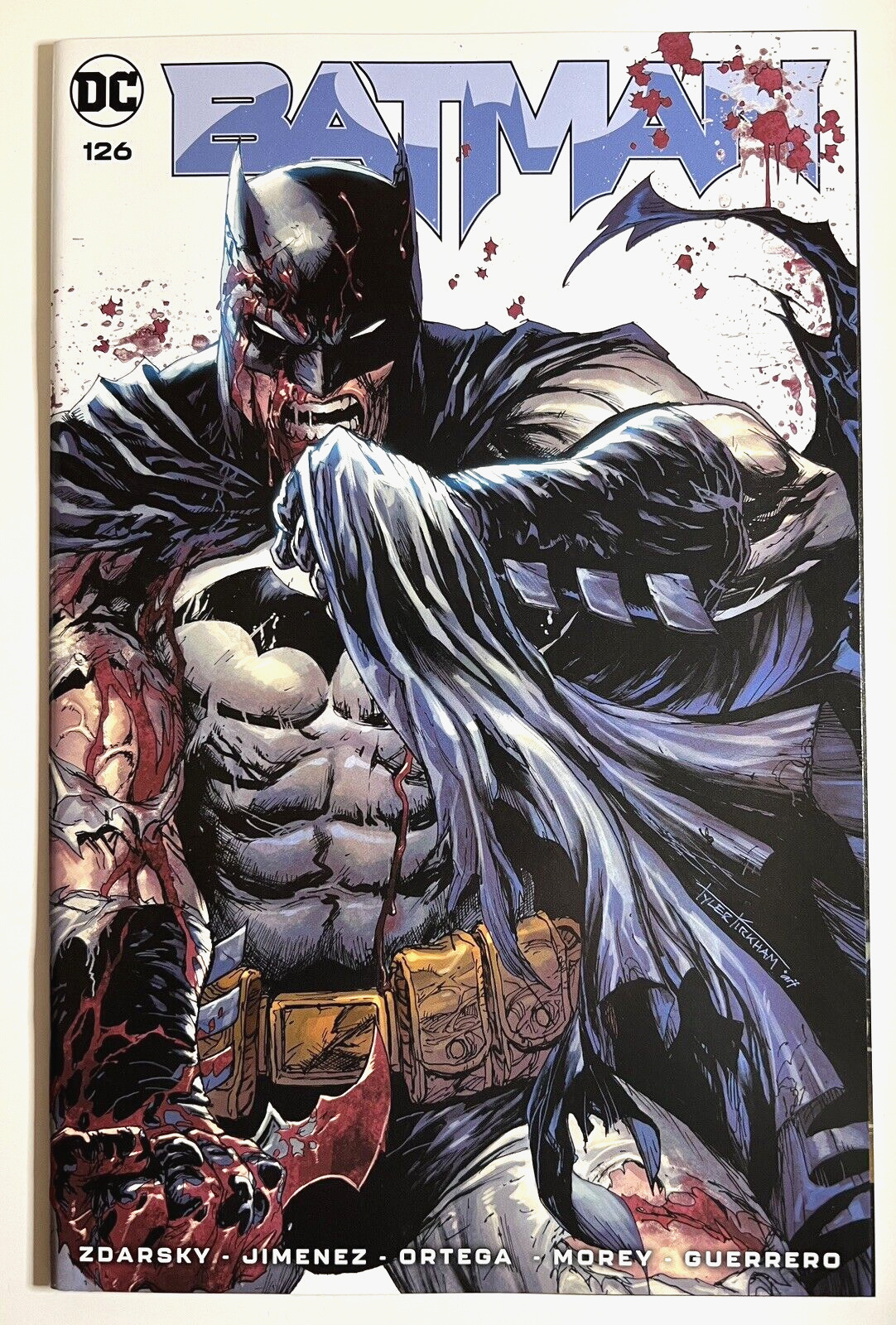 Batman 126 Battle Damage Variant Tyler Kirkham 2022 NM Whatnot DC Comics