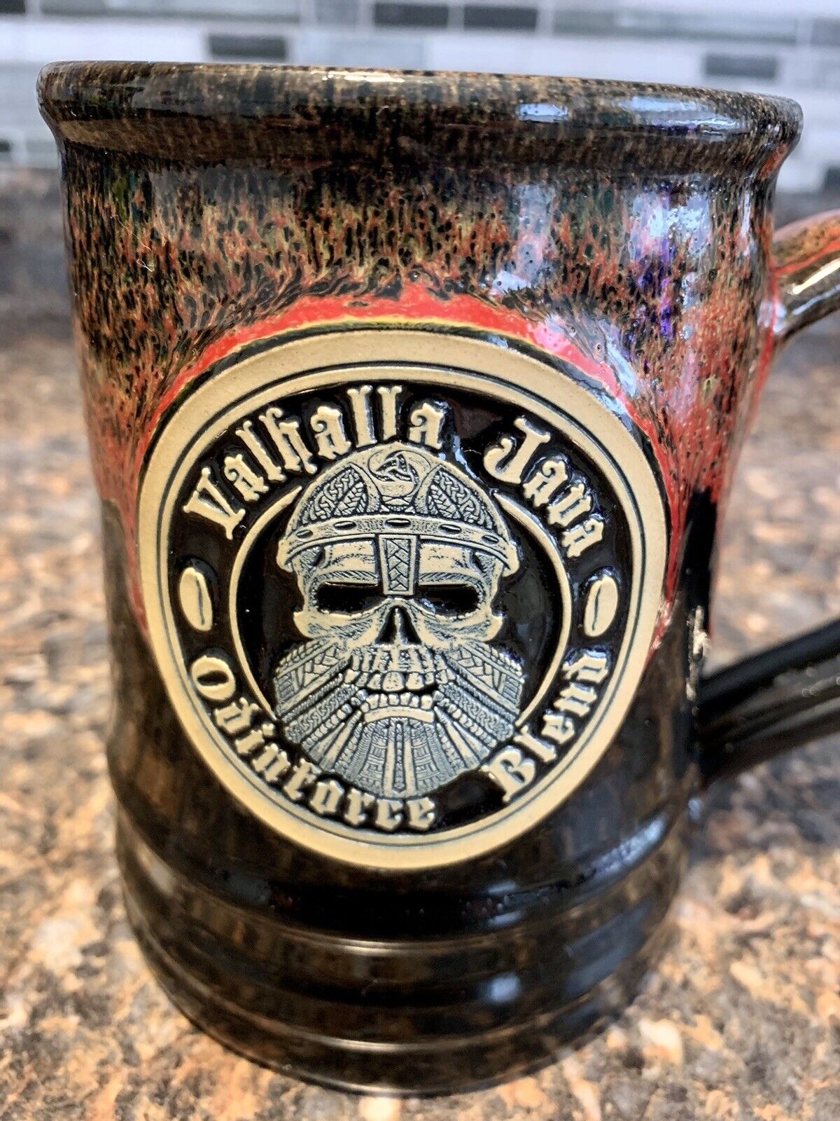 Death Wish Coffee Valhalla Java Odinforce Blend Coffee Mug Deneen Pottery 2018