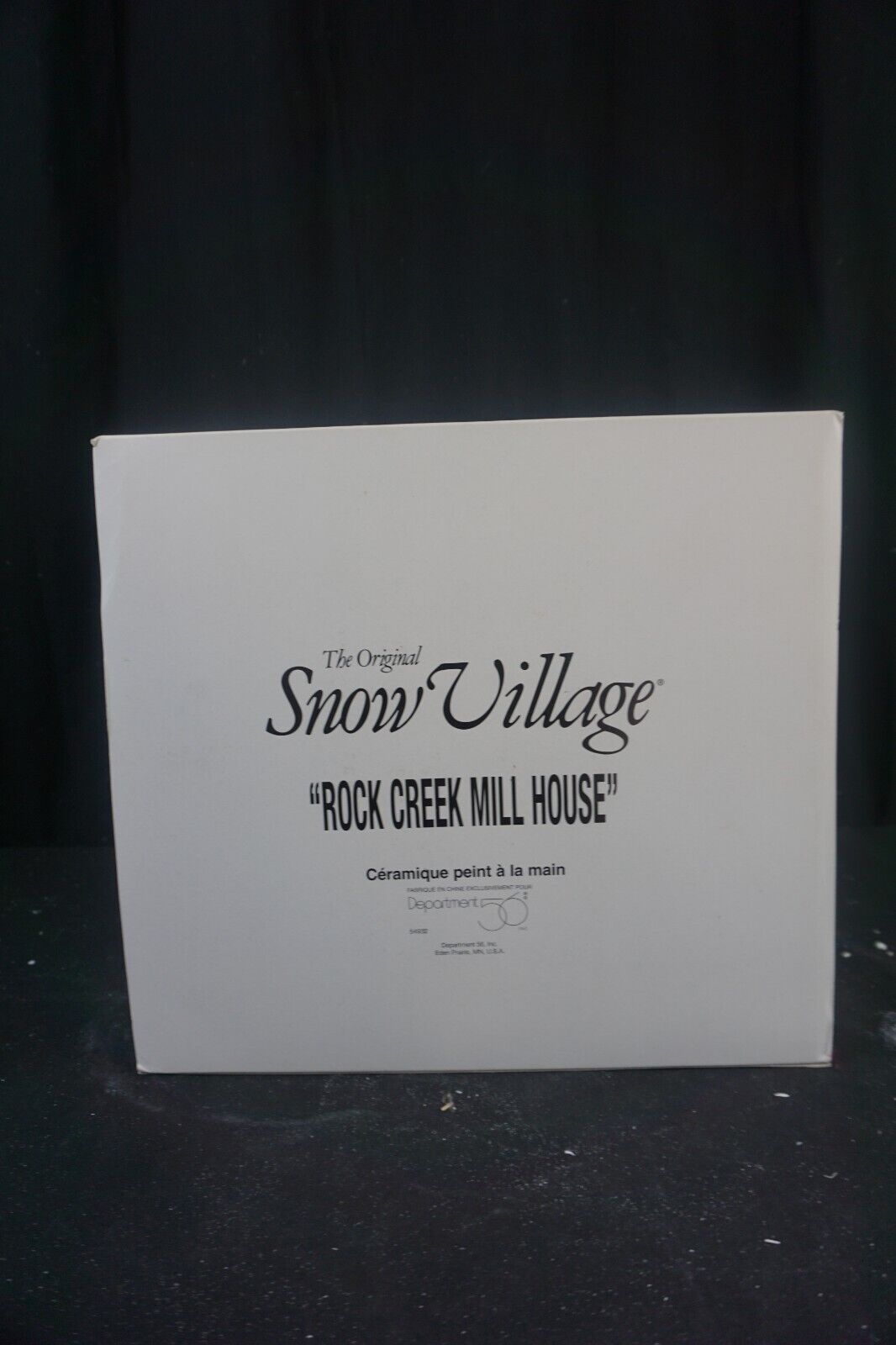 Dept 56 Original Snow Village - Rock Creek Mill House #54932 - NEW