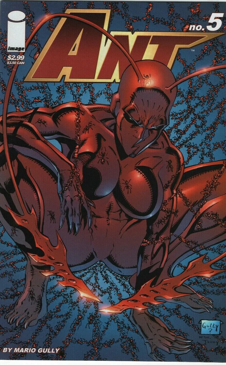 Ant #5 Image Comics Mario Gully Todd McFarlane Spider-Man Homage Cover 1 300