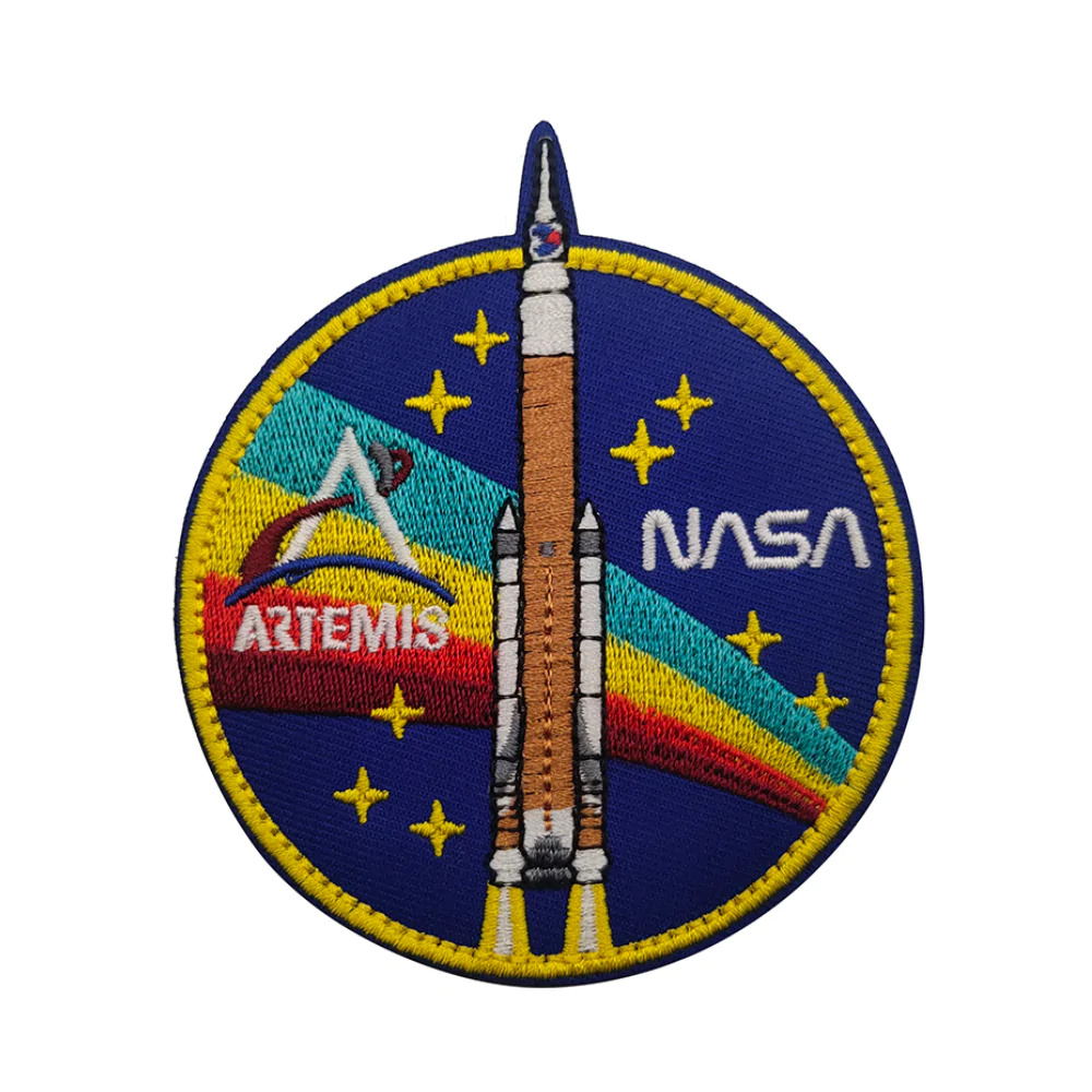 NASA Spacecraft 2024 Moon Artemis MISSION Full Size Emboidered Patch FREE USA SH