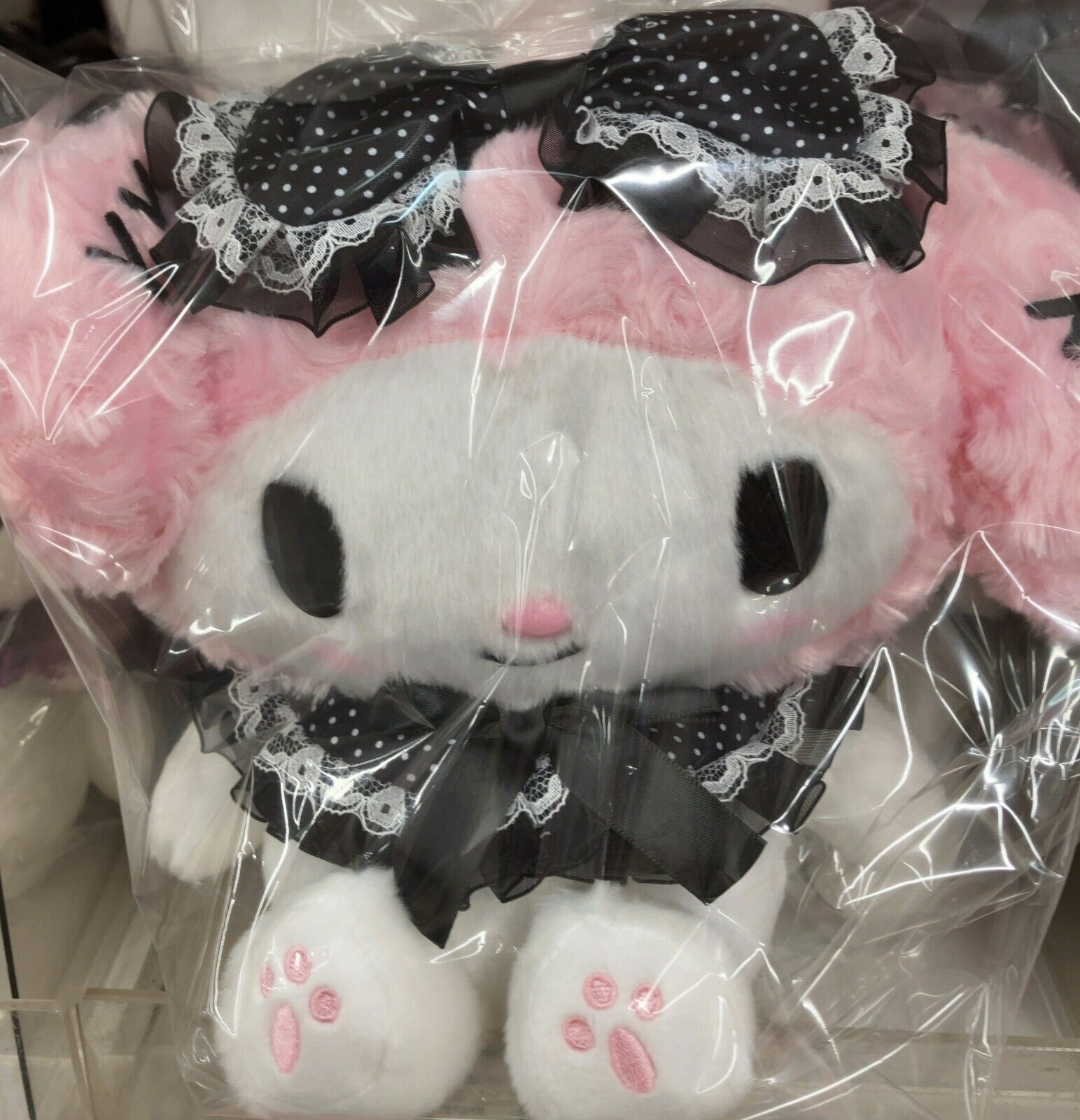 Sanrio Character My Melody Stuffed Toy S (Girly Black) Plush Doll New Japan