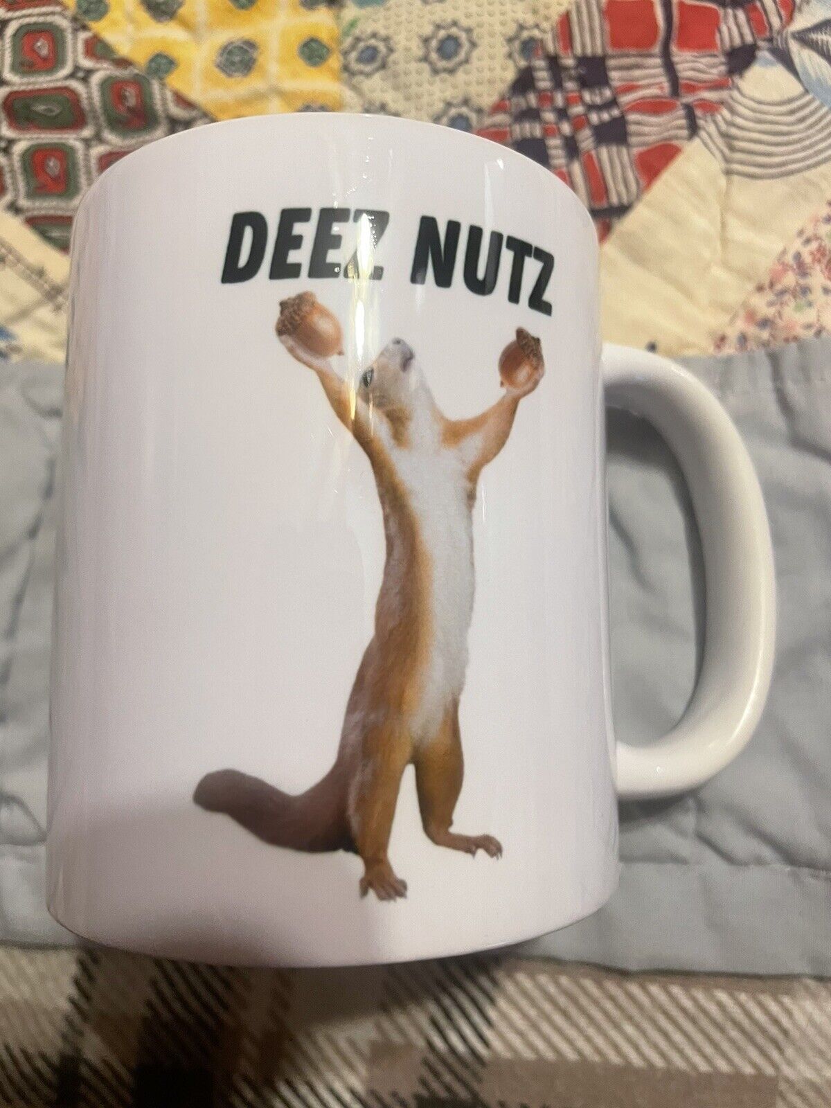 Deez Nuts Coffee Cup