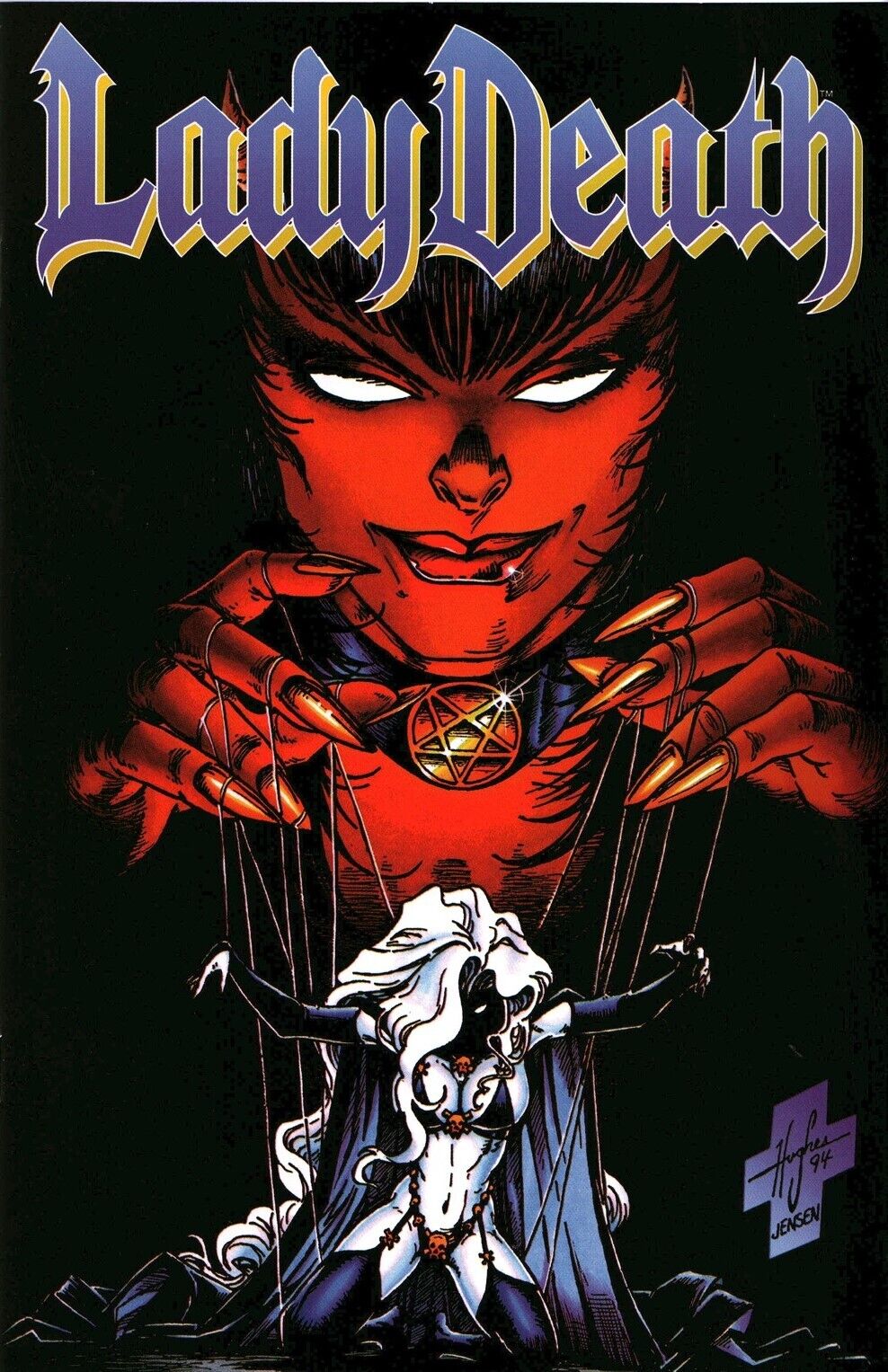 Vintage Chaos Comics Lady Death II: Between Heaven & Hell Comic Book #3 (1995)
