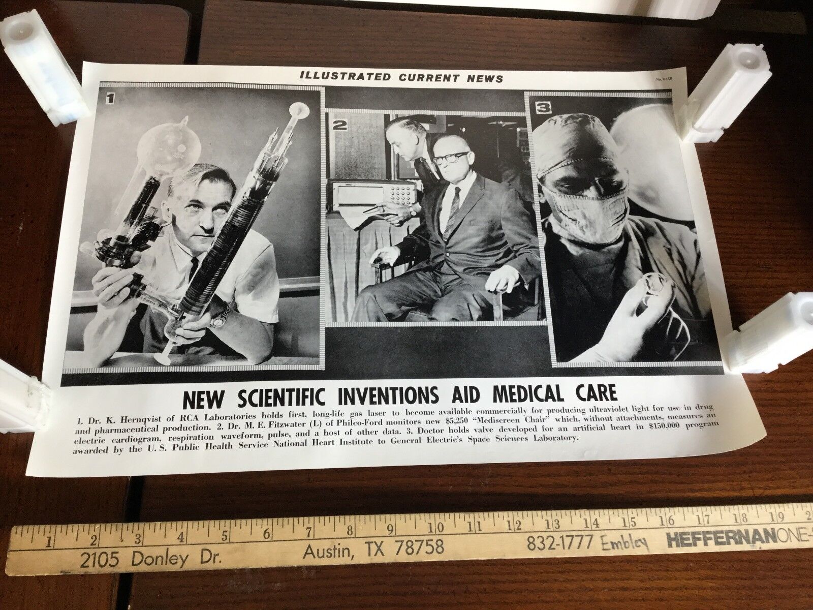 Illustrated Current News Photo - Scientific Inventions Medical Care Heart Valve