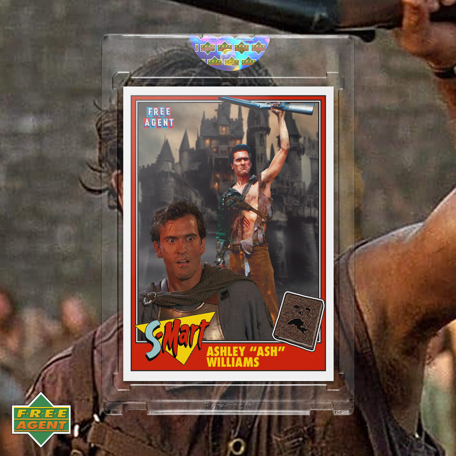 Army of Darkness Ash Williams Bruce Campbell Custom Trading Card 1992 Evil Dead