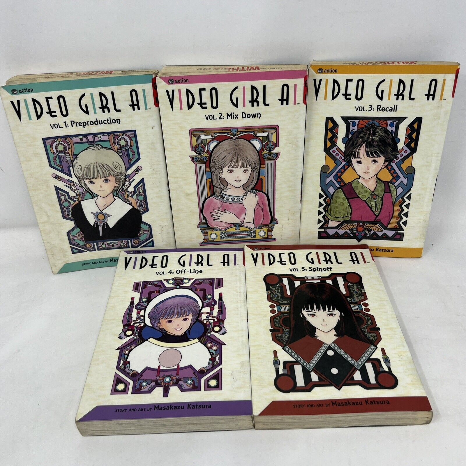 Video Girl AI Vol 1-5 Manga English Masakazu Katsura Graphic Novel English