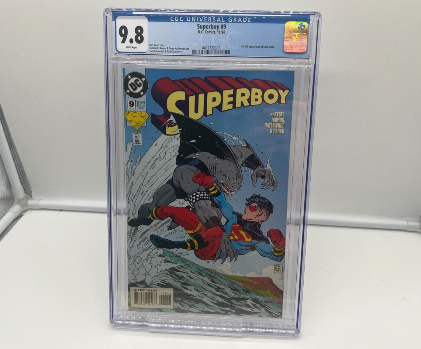Superboy #9 CGC 9.8 1st Appearance Of King Shark DC Comics 1994