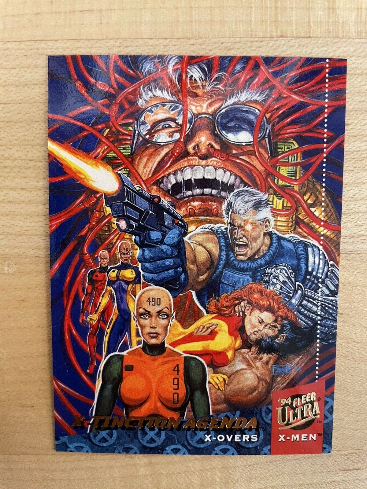 1994 Fleer Ultra Marvel X-Men X-Tinction Agenda X-Over Card