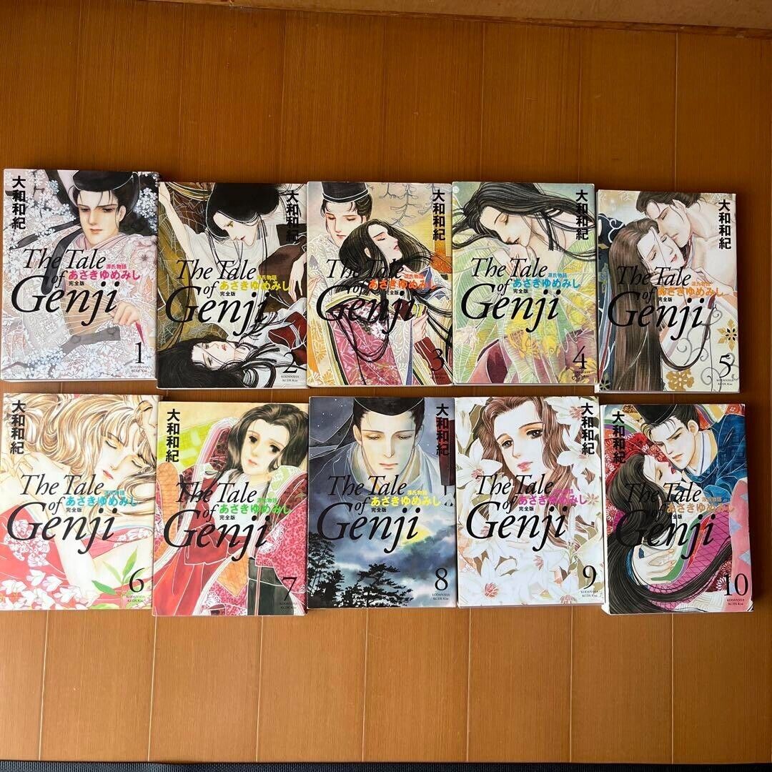 Asaki Yumemishi [ in Japanese ] Vol. 1-10 Complete Set Manga The Tale of Genji