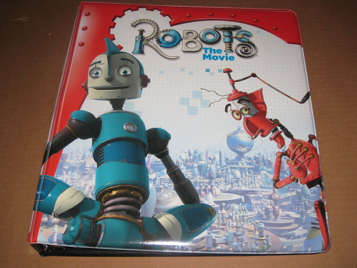Robots Movie Collectors Trading Card Binder Album