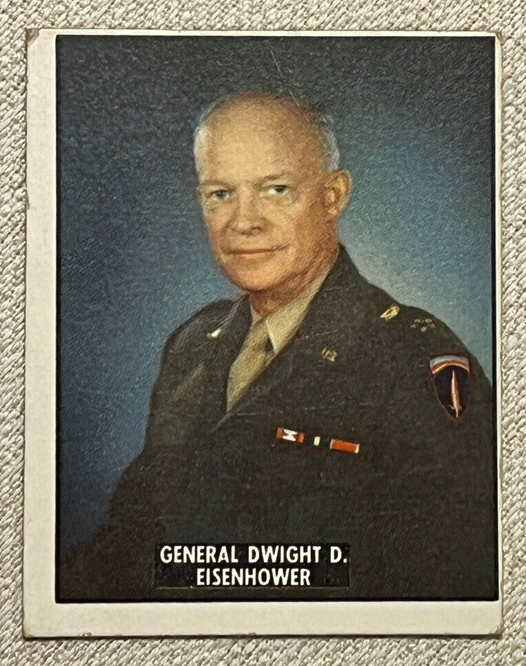 1950 Topps Freedom's War #201 Heroes General Dwight D. Eisenhower