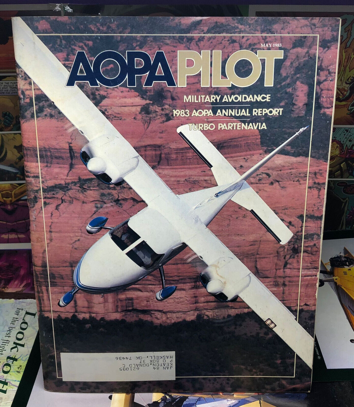 Aopa Pilot Magazine - May 1983,  Military Avoidance, Turbo Partenavia