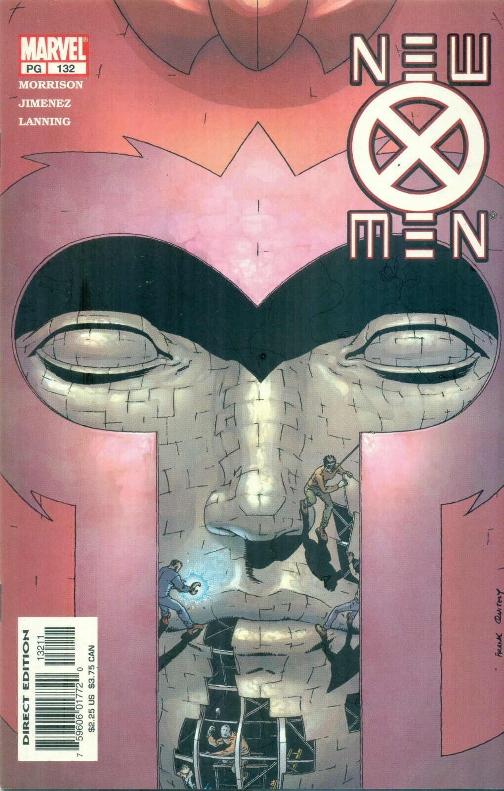 New X-Men #132 Grant Morrison Jimenez Wolverine Jean Grey Beast Cyclops NMM 2002