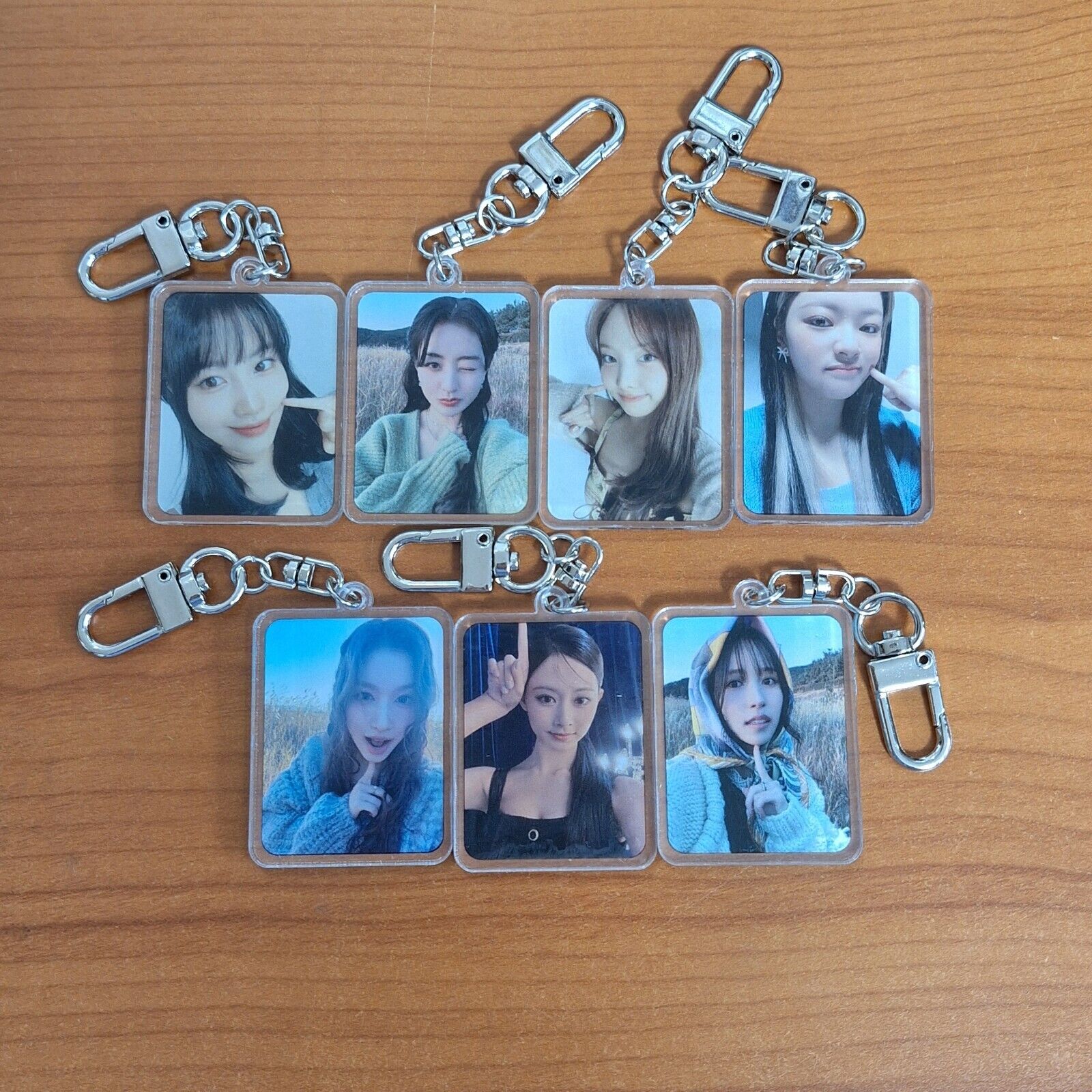 TWICE Official JYP STORE POB PHOTO KEYRING Album With-you-th Kpop - 8 CHOOSE