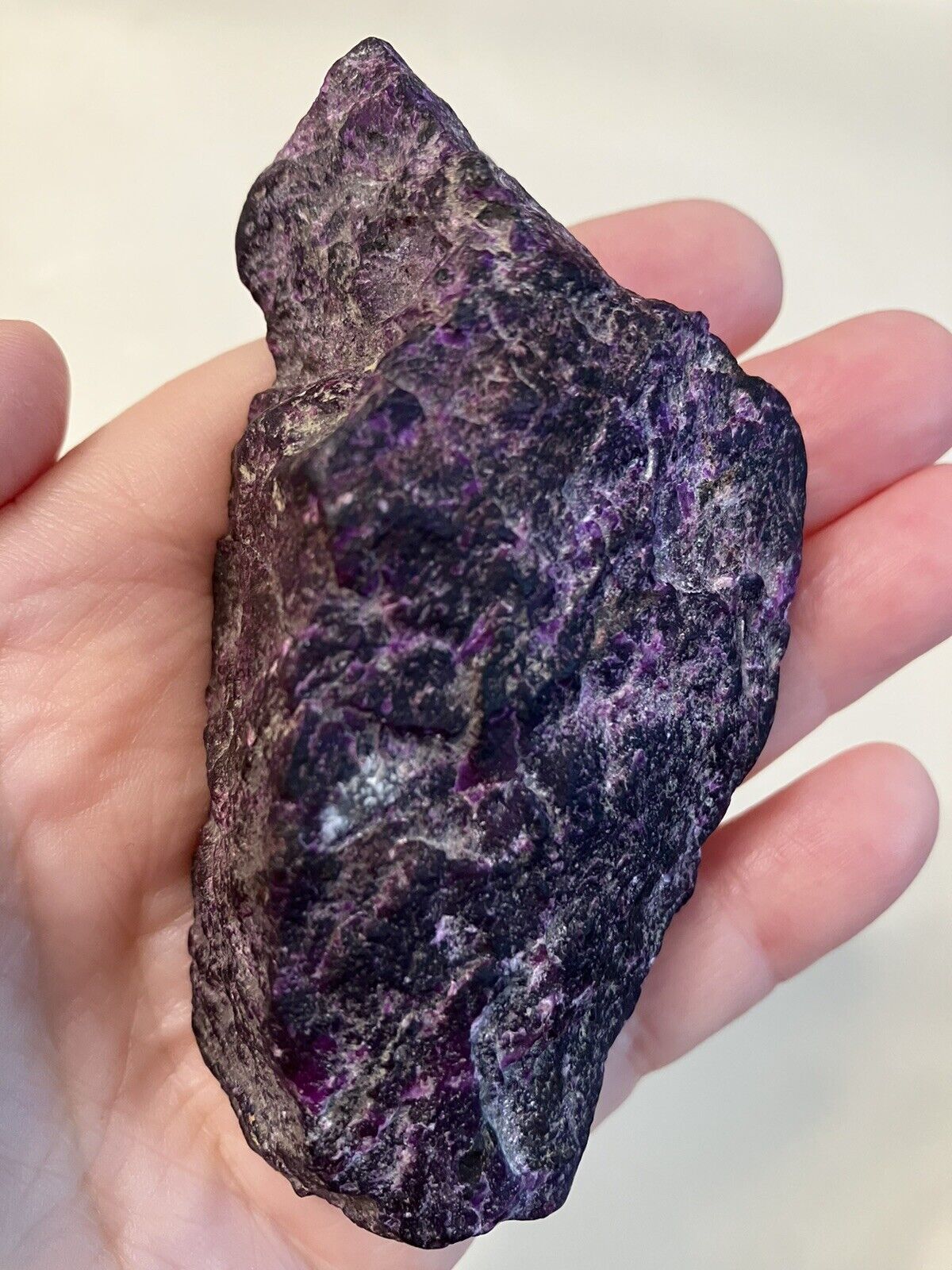 Sugilite Rough From Wessel Mine Old Find, Rare. 139g