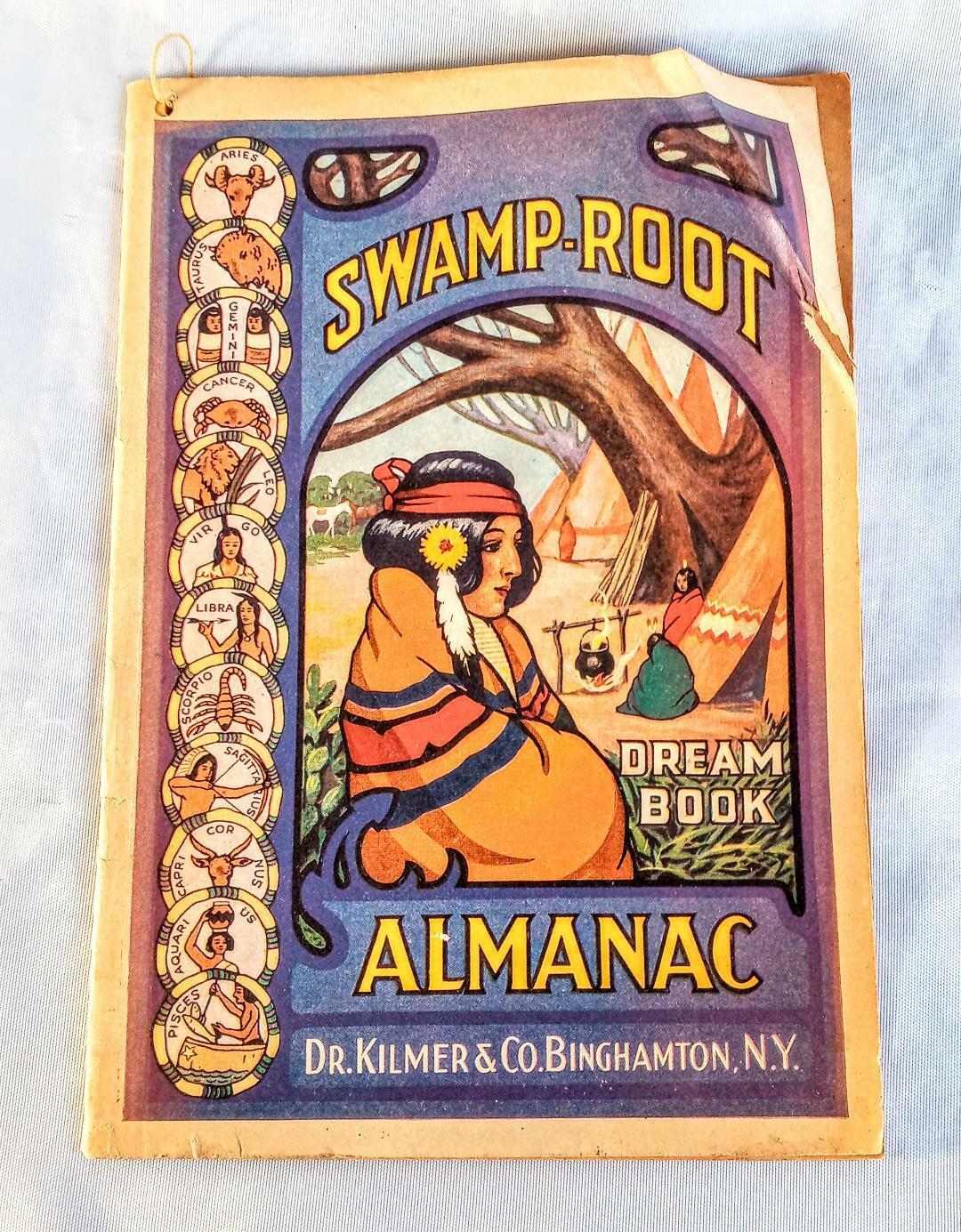 1940 Swamp Root Almanac Dream Book Dr Kilmer & Co Binghamton 