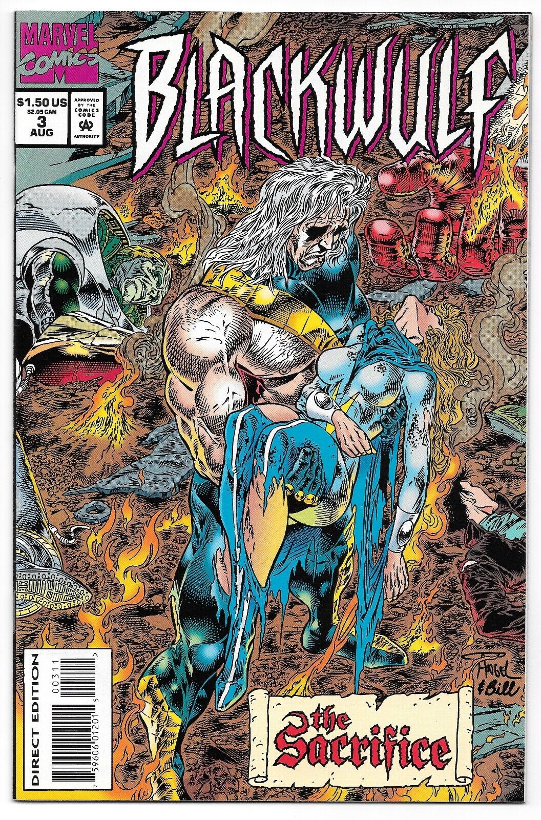 Blackwulf #3 (08/1994) Marvel Comics The Sacrifice