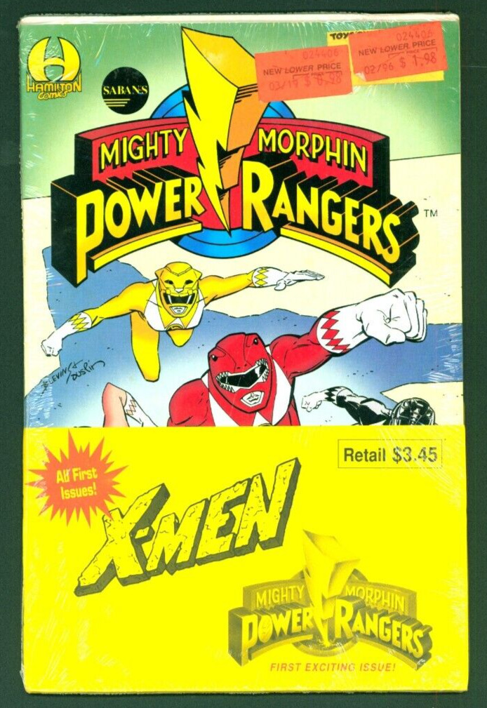 Saban’s Mighty Morphin Power Rangers 1, 1994  by Hamilton sealed in multi pack