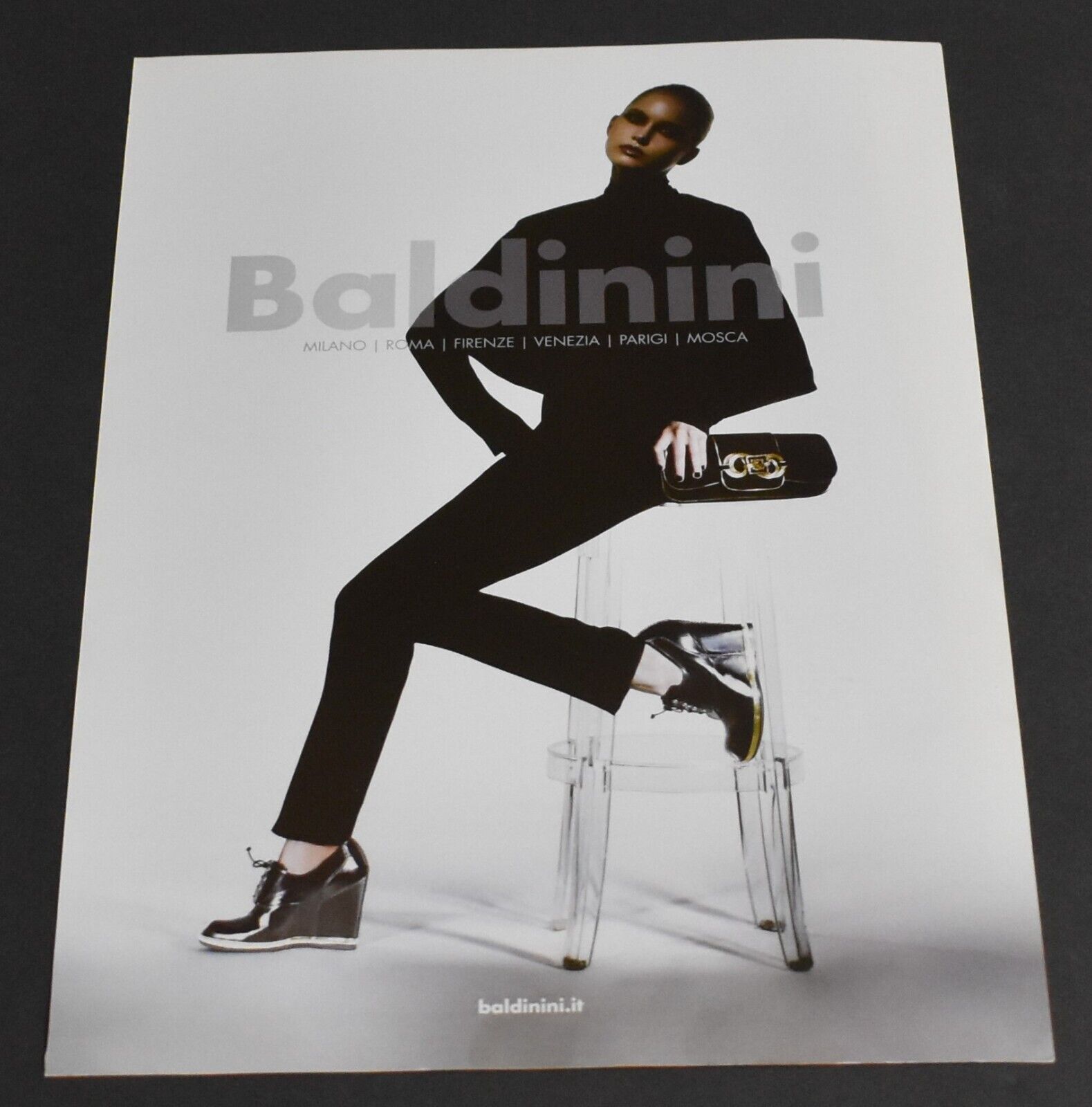 2013 Print Ad Sexy Heels Long Legs Fashion Lady Baldinini Milano Pumps Firenze a